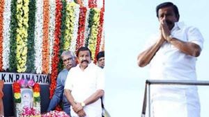 கே.என்.ராமஜெயம் கொலை நிகழ்ந்து 10 ஆண்டுகள்! கண் கலங்கி நினைவஞ்சலி செலுத்திய அமைச்சர் கே.என்.நேரு! 