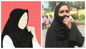 நாம் அனைவரும் சகோதர, சகோதரிகளே.. ஹிஜாப் விவகாரம் பற்றி மாணவி முஸ்கான் உருக்கம் 