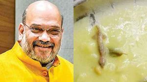 அமித்ஷாவை எதிர்த்து கைதானவர்களின் உணவில் பல்லி! புதுச்சேரி போலீஸ் நிலையத்தில் பரபரப்பு 