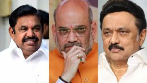  அமித்ஷாவை சந்தித்த ஸ்டாலின்.. 