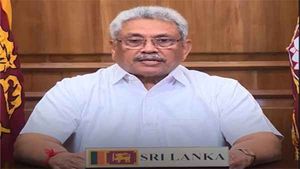 வெளியே போ கோத்த! இலங்கையில் அடாத மழையில் விடாது போராடும் மக்கள்! அடம்பிடிக்கும் ராஜபக்சே குடும்பம்! 