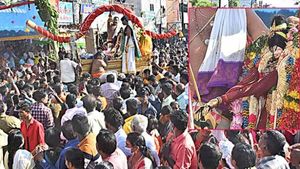 மதுரை சித்திரை திருவிழா: வைகையாற்றில் கூட்ட நெரிசல்.. இருவர் பலி.. 11 பேர் காயம் 