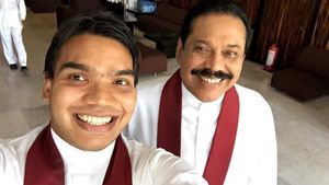 முற்போக்காக சிந்தியுங்கள்! சமூக வலைதள தடை தொடர்பாக இலங்கை அரசை விமர்சித்த ராஜபக்சே மகன்! 