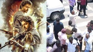 பீஸ்ட் பட ஸ்பெஷல் ஷோ டிக்கெட் கேட்டு கடலூரில் ரசிகர்கள் மறியல்.. போலீஸார் தடியடியால் பரபரப்பு 