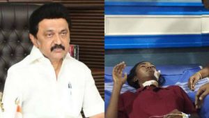 பெண் எஸ்.ஐ கழுத்தில் சரமாரி கத்தி குத்து.. பரபரத்த முதல்வர் ஸ்டாலின்.. போனில் நலம் விசாரிப்பு