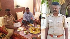 காலை சோதனை! மாலையில் கஞ்சா வியாபாரியுடன் விருந்து! வெளியான வீடியோவால் வசமாய் சிக்கிய இன்ஸ்பெக்டர் 