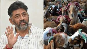 ஹலால் தடையா? கோயில் பலியாடுகளைகூட முஸ்லிம்கள் தானே சுத்தம் செய்கின்றனர் - கர்நாடக காங்கிரஸ் தலைவர் 