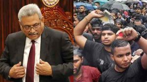 கழன்ற முக்கிய தலைகள்.. கோத்தபயவுக்கு அதிகரிக்கும் நெருக்கடி.. கொட்டும் மழையில் மாணவர்கள் போராட்டம்.! 