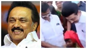 ஸ்டாலின்தான் வராரு..  தலைவா உயிரை தரவா - பாட்டுப்பாடி நெகிழ வைத்த சிறுவன் 