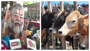 குஜராத் மாடல்! தமிழகத்திலும் பசுவதை தடை சட்டம் வேண்டும்! நெருப்பை பற்ற வைத்த மன்னார்குடி ஜீயர்! 