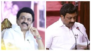 ராஜேஷ்குமாருக்கு மீண்டும் ராஜ்யசபா சீட் கிடைத்தது எப்படி? பெர்ஃபாமன்ஸ் ரிப்போர்டை அலசிய ஸ்டாலின்!