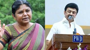 எங்ககிட்டயேவா? போலீஸ் மீது சீறிய மாஜி பெண் எம்.எல்.ஏ.- டக்கென போன் போட்ட முதல்வர் மு.க.ஸ்டாலின்! 