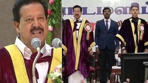 புதிய கல்விக் கொள்கையிலுள்ள நல்ல விஷயங்களை ஏற்க ரெடி.. ஆளுநர் முன்னிலையில் அமைச்சர் பொன்முடி பேச்சு!