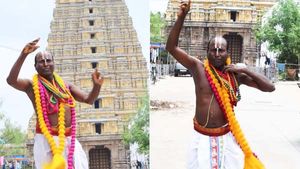 ஜோர்த்தாலயா உருட்டாத! சாமி ஊர்வலத்தில் மாஸ் குத்து குத்திய பூசாரி.. பின்னணியில்.. உருக்கமான காரணம் 