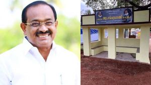 செய்யாத வேலைக்கு ‘கல்வெட்டு’..! அமைச்சரை வறுத்தெடுத்த நெட்டிசன்ஸ்! இப்போ எப்படி மாறிடிச்சு பாருங்க! 