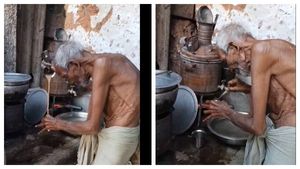 முதுமைக்கு டாட்டா சொல்லும் தாத்தா.. 100 வயதிலும் டீ, பக்கோடா விற்கும் ஸ்ரீவைகுண்டம் பிச்சலிங்கம் 
