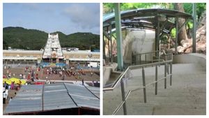 ஏழுமலையானை தரிசிக்க பாதையாத்திரையாக செல்லும் பக்தர்களே...ஸ்ரீவாரி மெட்டு பாதை ரெடி 