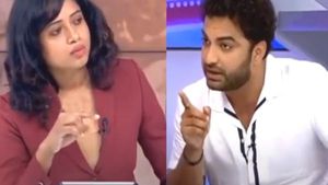 பைத்தியம்.. டிவி விவாதத்தில் திட்டிய பெண் தொகுப்பாளர்.. 
