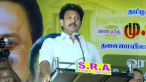 திராவிட சிங்கங்கள் கூட்டத்தில் ஆட்டு குட்டியை பற்றி பேசுவதா? அமைச்சர் அன்பில் மகேஷ் பொளேர் அட்டாக் 