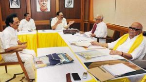 கருணாநிதி இடத்தை எந்தக் கொம்பனாலும் நிரப்ப முடியாது.. முதல்வர் ஸ்டாலின் பேச்சு! 