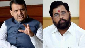பாஜகவுக்கு ஆதரவு தாங்க! சிவசேனா ஏக்நாத் ஷிண்டேவை  சந்தித்த பட்னாவிஸ்! பரபர மகாராஷ்டிரா அரசியல் 