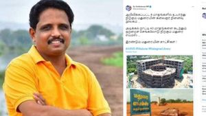 8 மாதங்களில் எழுந்து நிற்கும் கலைஞர் நூலகம்.. 40 மாதங்களாக ஒற்றை செங்கல்லில் எய்ம்ஸ்: சு.வெங்கடேசன் 