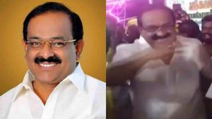 டான்ஸ் ஆடுங்க! கோரஸாக குரல் எழுப்பிய கிராமமக்கள்! திருவிழாவில் ஆட்டம் போட்ட அமைச்சர் சக்கரபாணி! 
