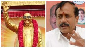 அவர்தான் நாத்திகராச்சே! திருவண்ணாமலை கிரிவலப் பாதையில் கருணாநிதிக்கு சிலை எதற்கு?.. பாஜக எச் ராஜா 