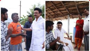 டீயா? சரி அரை கப் போதும்.. ரொம்ப சூடு.. நாமக்கல்லில் அருந்ததியினர் வீட்டில் தேனீர் அருந்திய முதல்வர் 