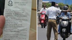 பைக்ல பெட்ரோல் கம்மியா இருக்கு..கட்டுங்க ரூ.250 அபராதம்..வாகன ஓட்டிகளுக்கு அதிர்ச்சி கொடுத்த போலீஸ்! 