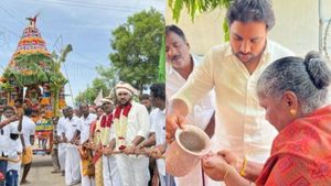 கோவிலில் கூழ் காய்ச்சி ஊற்றிய அமைச்சர் செஞ்சி மஸ்தான் மகன்! தந்தை கற்றுத் தந்த மத நல்லிணக்கம்! 