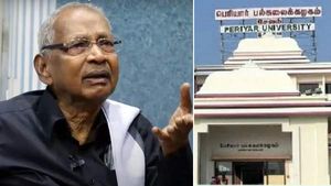 படமெடுத்த சாதி.. பெரியார் பல்கலைக்கழகம் காவிமயமாகி வருகிறது.. கி வீரமணிக்கு வந்ததே கோபம்! எச்சரிக்கை