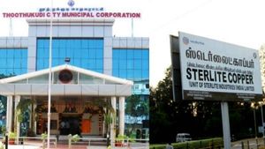 ஸ்டெர்லைட் ஆலையை மீண்டும் திறக்கனும்.. தூத்துக்குடி கலெக்டர் ஆபீசில் திரண்ட இந்து மக்கள் கட்சியினர் 