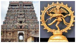 சிதம்பரம் நடராஜர் கோவில் நகைகள் எவ்வளவு?..2வது நாளாக  அதிகாரிகள் ஆய்வு - தீட்சிதர்கள் ஒத்துழைப்பு 