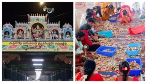 சமயபுரம் மாரியம்மனுக்கு ஆடியில் அள்ளிக் கொடுத்த பக்தர்கள்.. உண்டியல் கலெக்‌ஷன் எவ்வளவு தெரியுமா? 