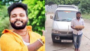 2 கிலோ கஞ்சாவை காரில் கடத்திய திமுக பிரமுகர்.. திருச்சி அருகே மடக்கிப் பிடித்த போலீசார்! 