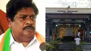 பாப்பாரப்பட்டி பாரத மாதா ஆலயம் பூட்டு உடைப்பு- பாஜக மாநில துணை தலைவர் கே.பி. ராமலிங்கம் கைது 