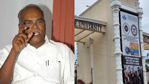 ஏழைகளுக்கு ஒரு நியாயம்.. சாஸ்திராவுக்கு ஒரு நியாயமா? உயர்நீதிமன்றத்துக்கு கே.பாலகிருஷ்ணன் கேள்வி 