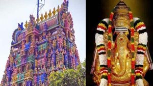 விநாயர் சதுர்த்தி..பிள்ளையார்பட்டி கற்பகவிநாயகர் கோயிலில் கோலாகல கொடியேற்றம் 