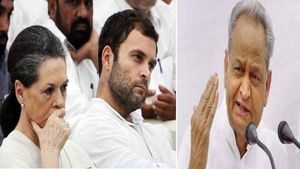 உங்களுக்கு 2 பதவியும் வேணுமா? அசோக் கெலாட்டால் கொதிக்கும் சோனியா.. கடும் அப்செட்டில் ராகுல்.. மோதல் 