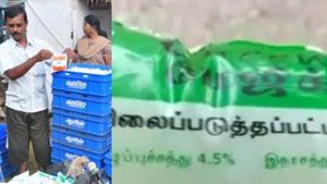 ஆவின் பால் பாக்கெட்டை திறந்து பார்த்தால்.. என்னங்க இது? உள்ளே ஏதோ மிதக்குது? பொதுமக்கள் அதிர்ச்சி 