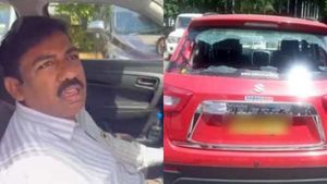 தெலுங்கானாவில் பாதுகாப்பு குளறுபடி.. அமைச்சர் அமித்ஷா காரை வழிமறித்த மர்ம கார்.. யாருடையது தெரியுமா? 
