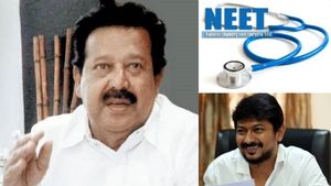 நீட் தேர்வு விலக்கில் உதயநிதி ஸ்டாலின் உறுதியாக இருக்கிறார்: அமைச்சர் பொன்முடி தகவல்