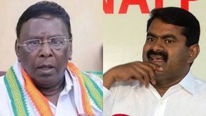சீமான் காங்கிரஸில் சேர்ந்துவிட்டு இதை பேசட்டும்.. ‘ராகுல் அட்டாக்’ - நாராயணசாமி சொன்ன ‘வார்த்தை’! 