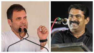  ‘ராகுல் அதுக்கு சரிப்பட்டு வரமாட்டார்..’ - கொந்தளித்த சீமான்.. முதல்வர் பேச்சையும் விட்டு வைக்கலயே! 