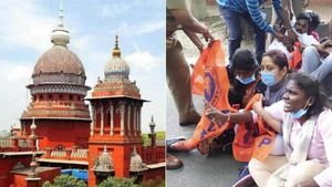 இதெல்லாம் அனுமதிக்க முடியாது! முதல்வர் வீடு முன் வாலாட்டி வசமாக சிக்கிய ஏபிவிபி! ஹைகோர்ட் கண்டிப்பு 