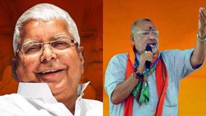 லாலுவின் ஆட்டத்துக்கு ரியாக்‌ஷன்!  பீகாரில் முடிஞ்சா ஆர்.எஸ்.எஸ். இயக்கத்தை தடை செய்ய பாஜக சவால்! 