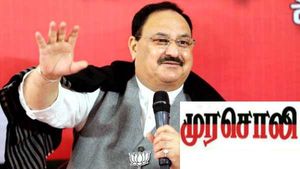 அய்யா கிணத்தைக் காணோம்யா.. அலற விட்ட ஜேபி நட்டா.. அரூப கப்ஸாக்களை அள்ளிவிடும் பாஜக.. முரசொலி தாக்கு 