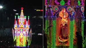 வேளாங்கண்ணி பேராலய திருவிழா தேர் பவனி.. கொட்டும் மழையில் பக்தர்கள் பிரார்த்தனை! 