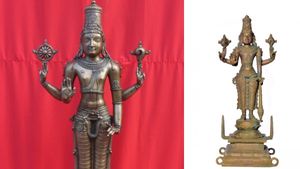 பண்ருட்டி அருகே கண்டெடுக்கப்பட்ட சோழர் கால பெருமாள் சிலை..கோவில் கட்டி கும்பிடப்போகும் மக்கள்! 